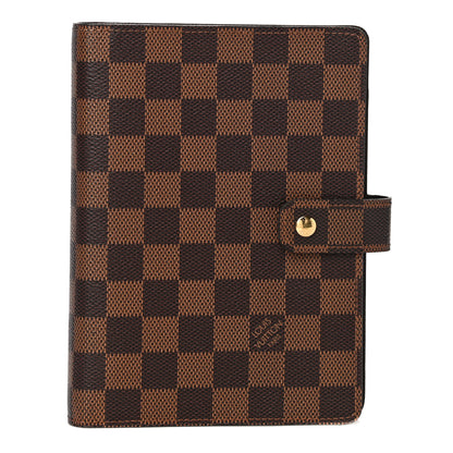 Louis Vuitton Damier Ebene Medium Ring Agenda Cover 1 of 13