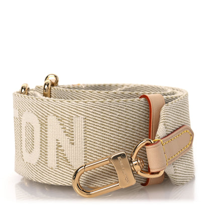 Louis Vuitton Jacquard High Rise Shoulder Strap Beige 1 of 3