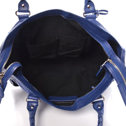 Balenciaga Agneau Giant 12 Silver Hardware City Bleut Bleu Glacier 5 of 8