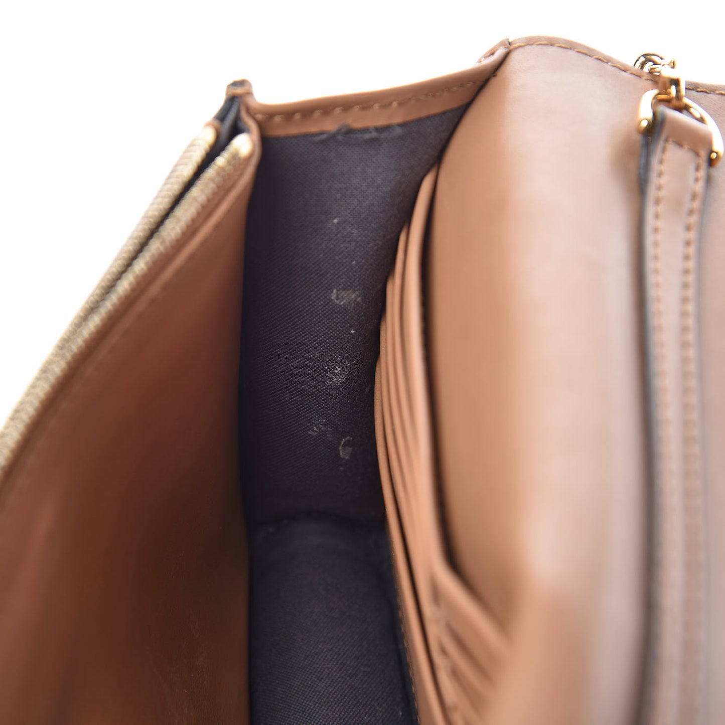 Vitello F is Fendi Medium Envelope Wallet on Chain Orzo