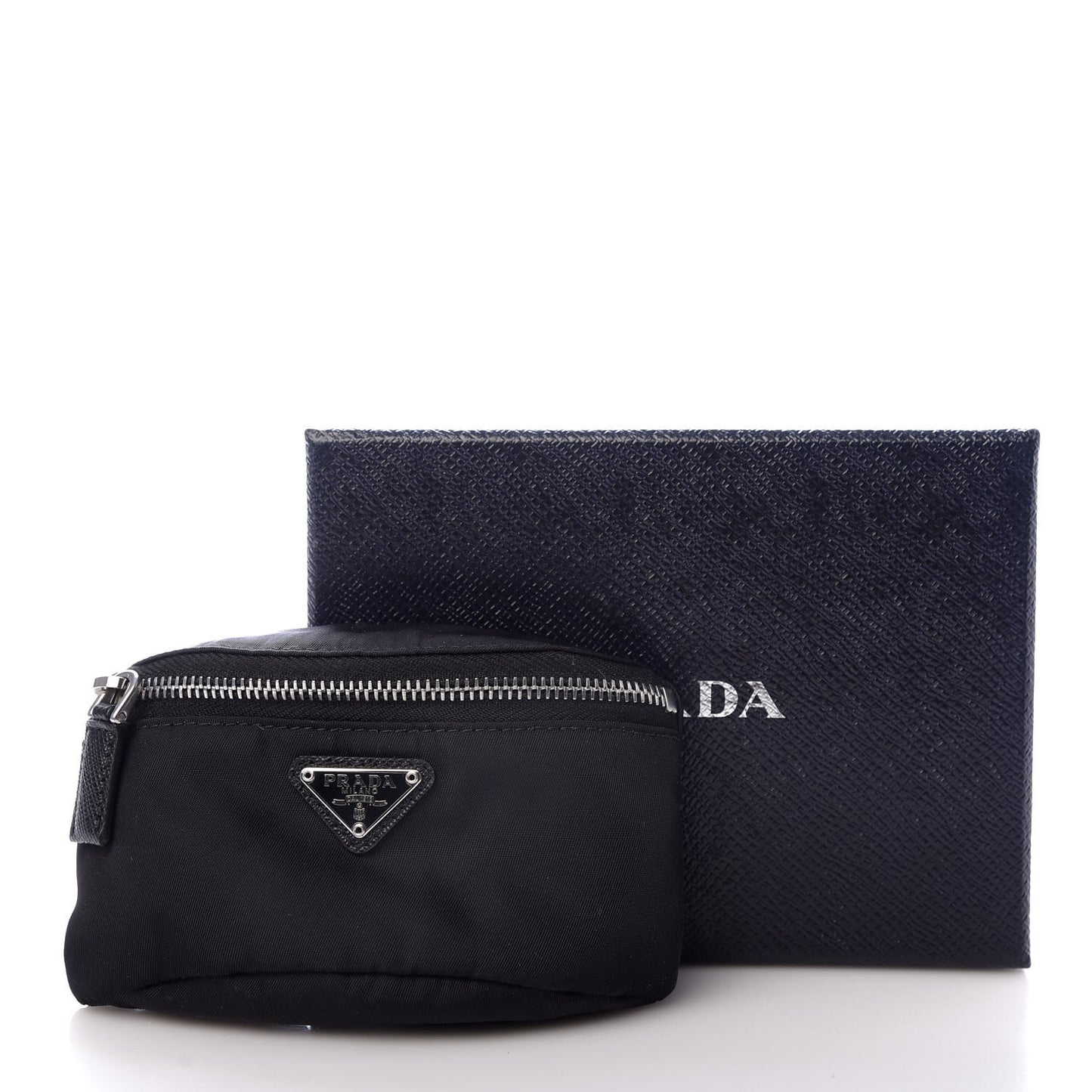 Tessuto Nylon Wrist Pouch Black