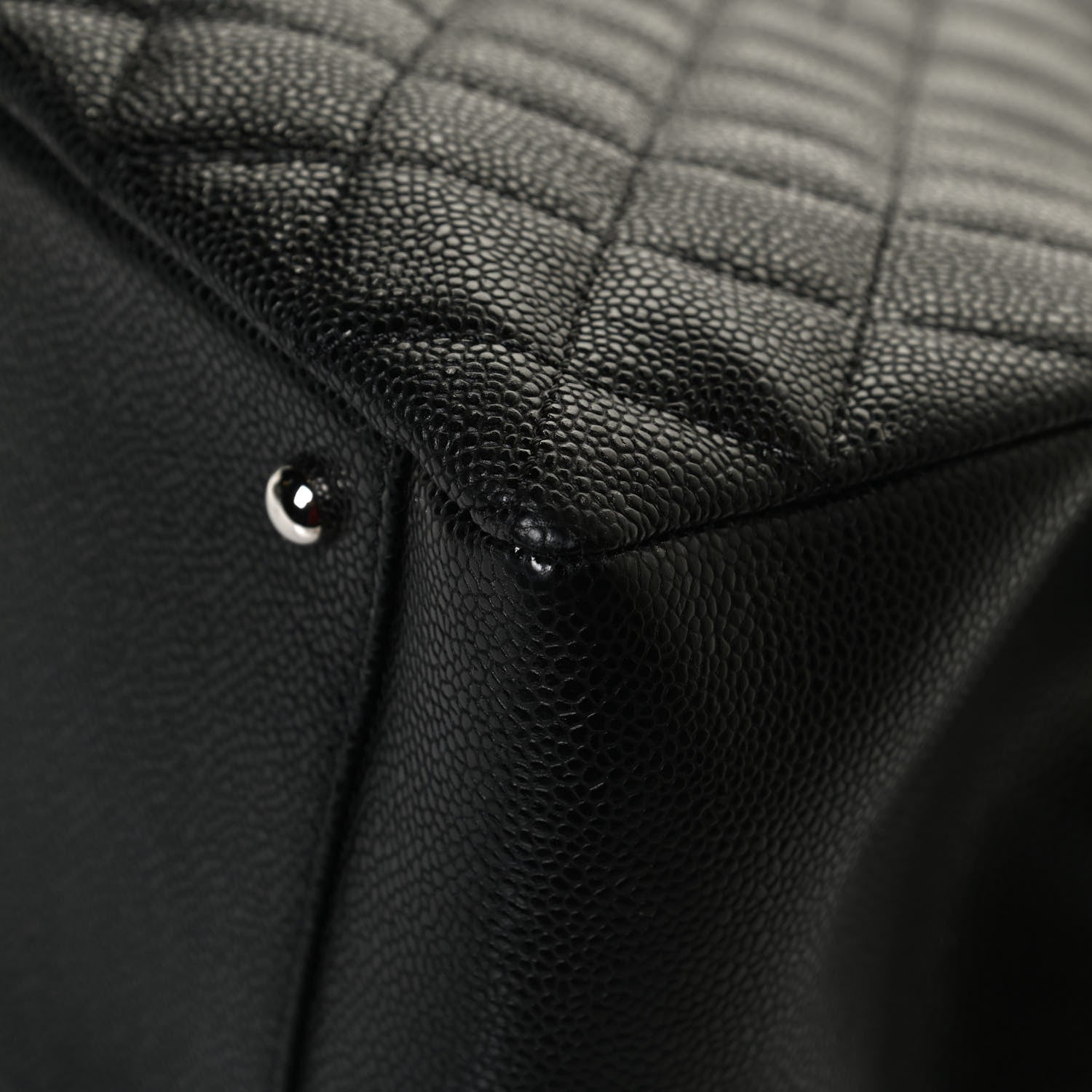 Chanel Caviar Quilted XL Grand Shopping Tote GST Black 11 of 13
