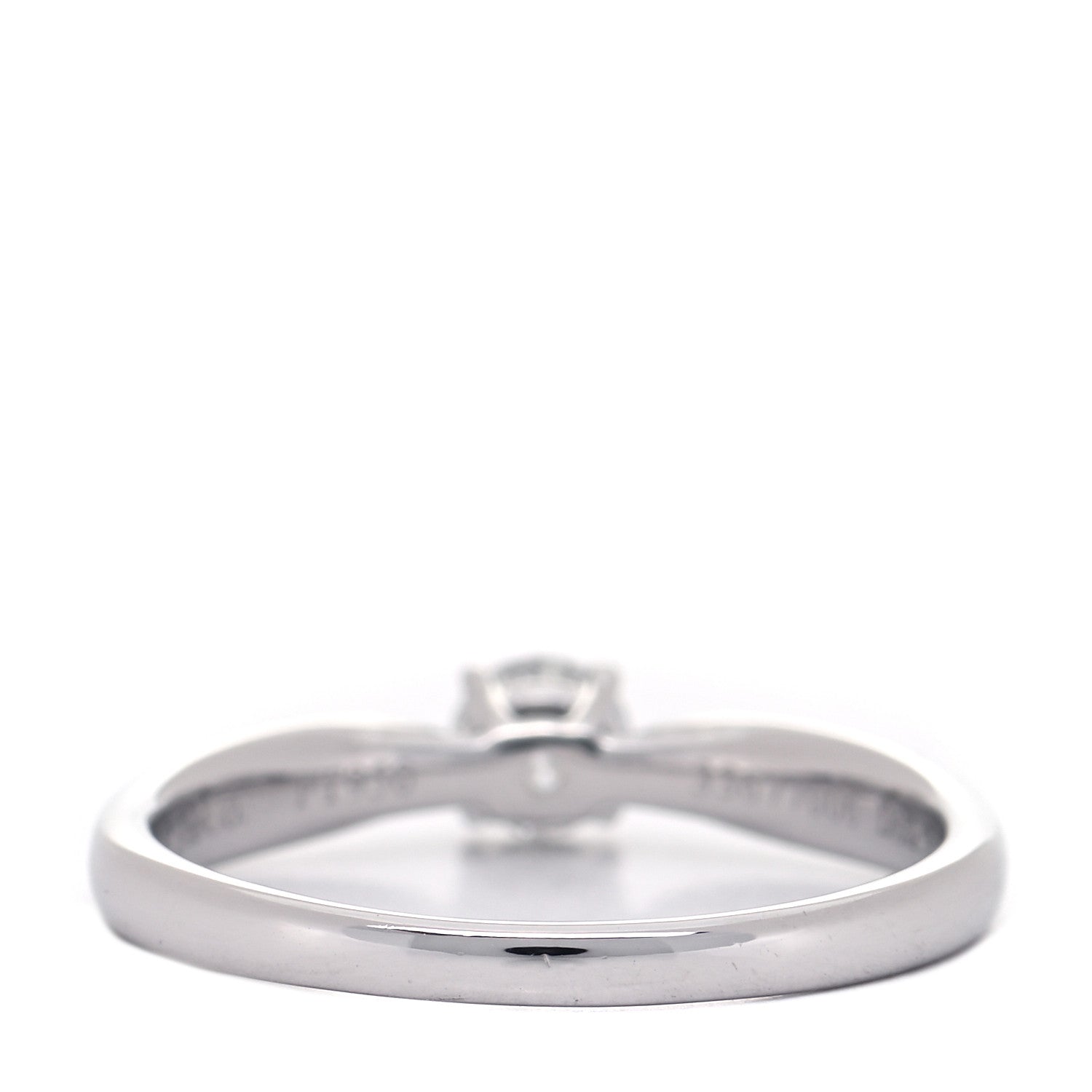 Tiffany Platinum Diamond .25ct Harmony Solitaire Engagement Ring 52 6 3 of 7