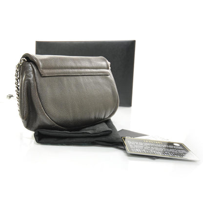 Chanel Caviar Half Moon Wallet On Chain WOC Dark Brown 3 of 10