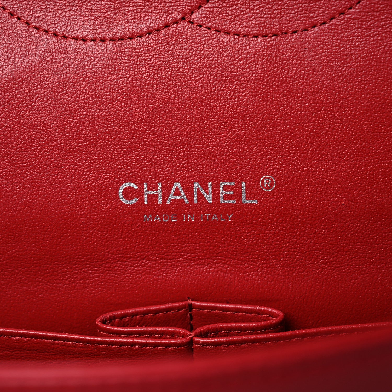 Chanel Lambskin Quilted Maxi Double Flap Red 6 of 16