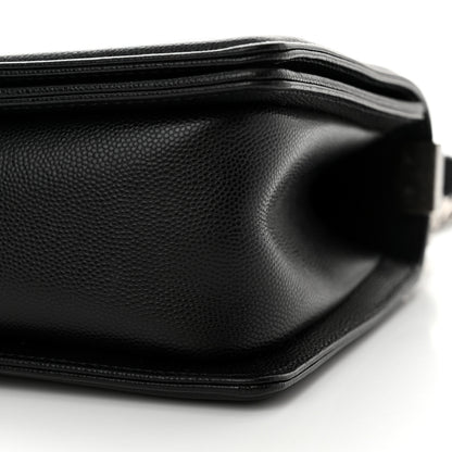 Chanel Caviar Quilted Medium Boy Flap Black 9 of 10