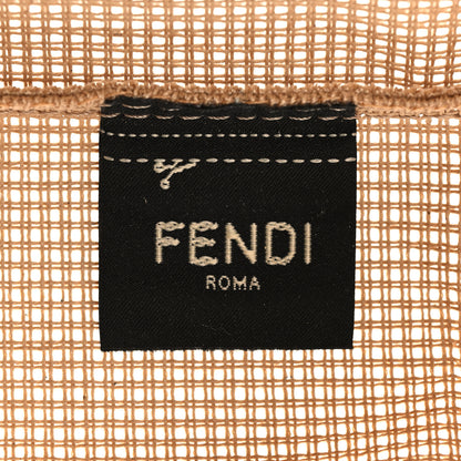 Fendi Cotton Lambskin Baguette With Embroidery Kit Naturale 6 of 11