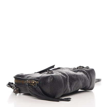Balenciaga Agneau Classic Hardware XS Reporter Crossbody Black 4 of 9