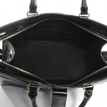 Saint Laurent Textured Patent Leather Large Cabas Chyc Black 5 of 8