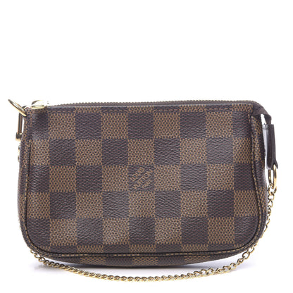 Louis Vuitton Damier Ebene Mini Pochette Accessories 1 of 8