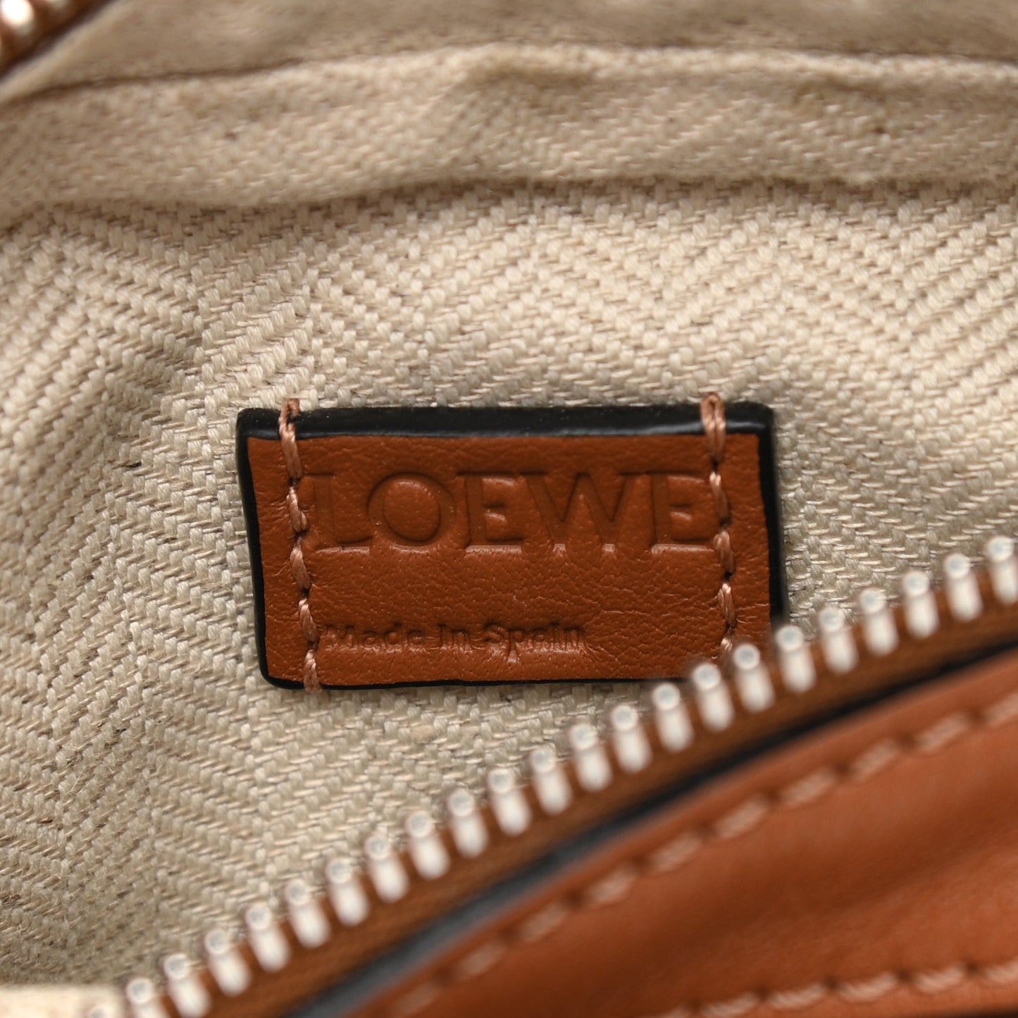 Calfskin Nano Puzzle Bag Tan