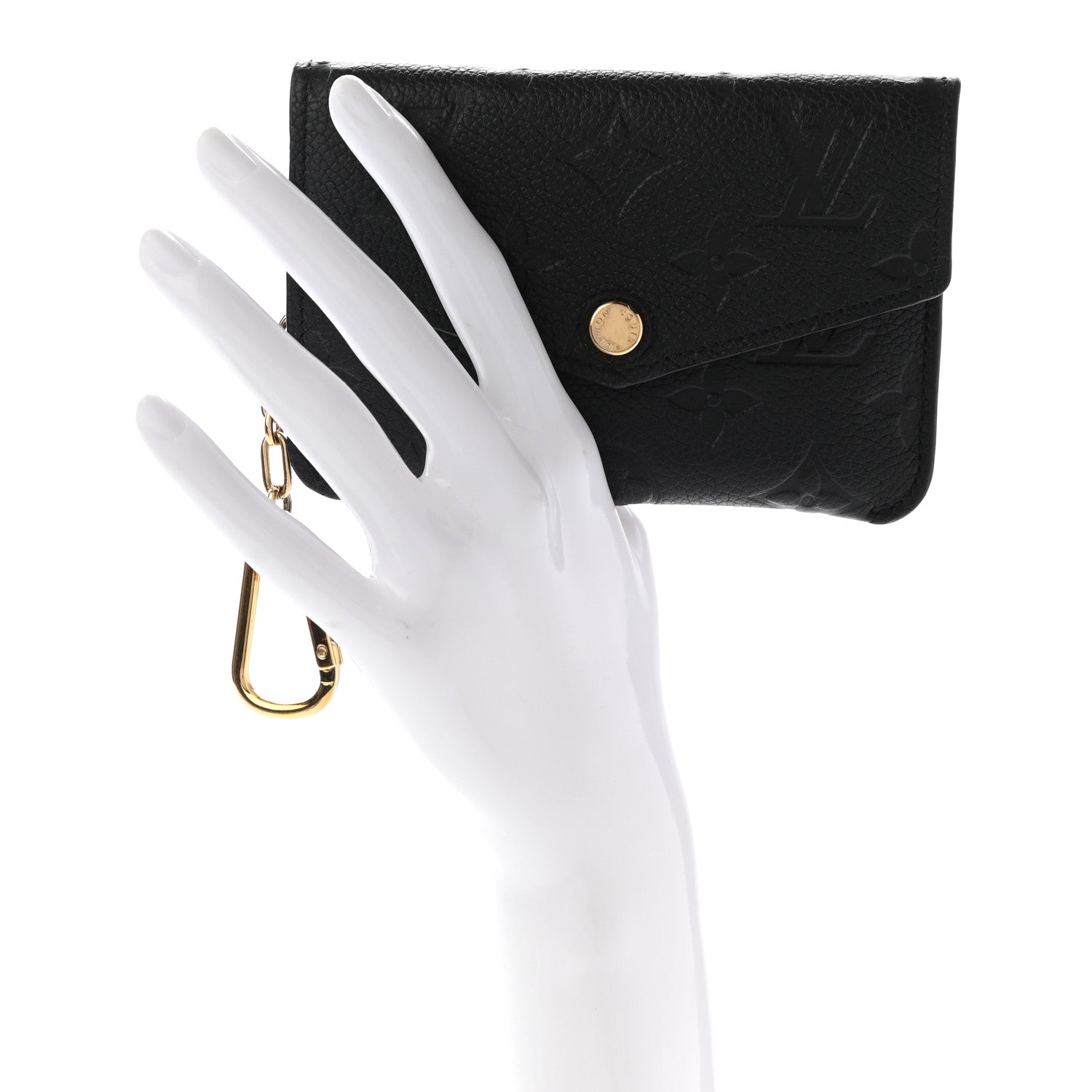 Louis Vuitton Empreinte Key Pouch Black 2 of 9