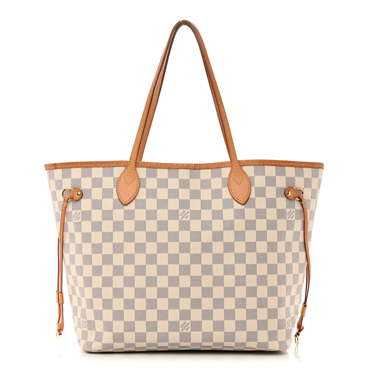 Louis Vuitton Damier Azur Neo Neverfull MM Rose Ballerine 1 of 25