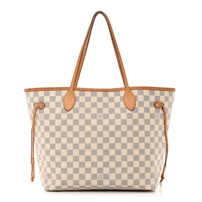 Louis Vuitton Damier Azur Neo Neverfull MM Rose Ballerine 1 of 25