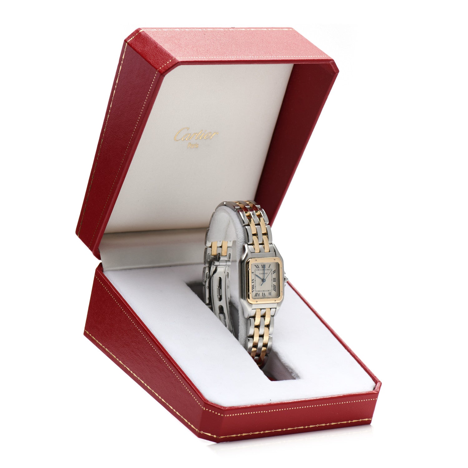 Cartier Stainless Steel 18K Yellow Gold 27mm Panthere Quartz Watch 7 of 7