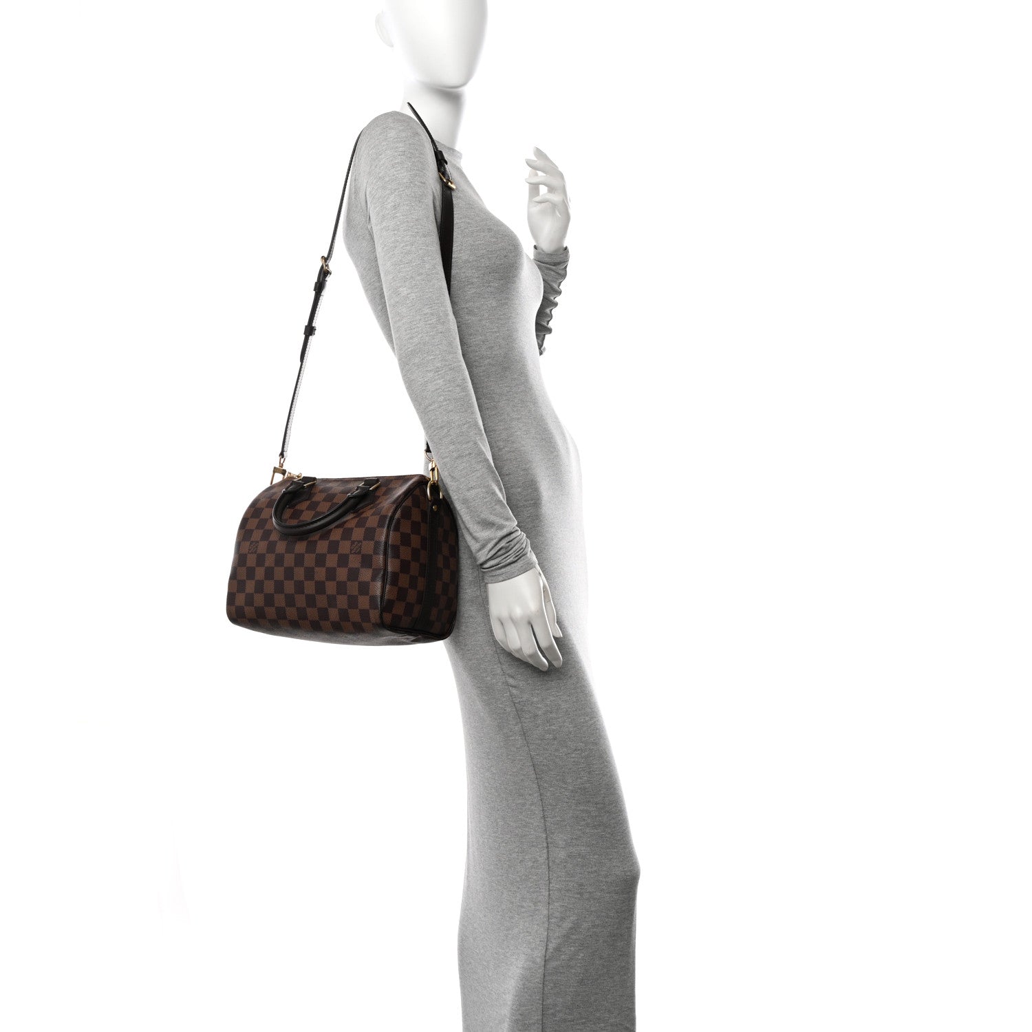 Louis Vuitton Damier Ebene Speedy Bandouliere 25 2 of 11