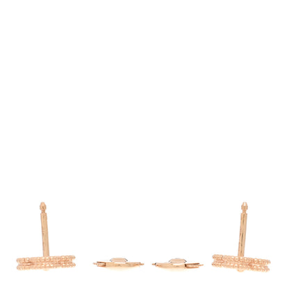 Van Cleef & Arpels 18K Rose Gold Sweet Alhambra Earrings 3 of 5