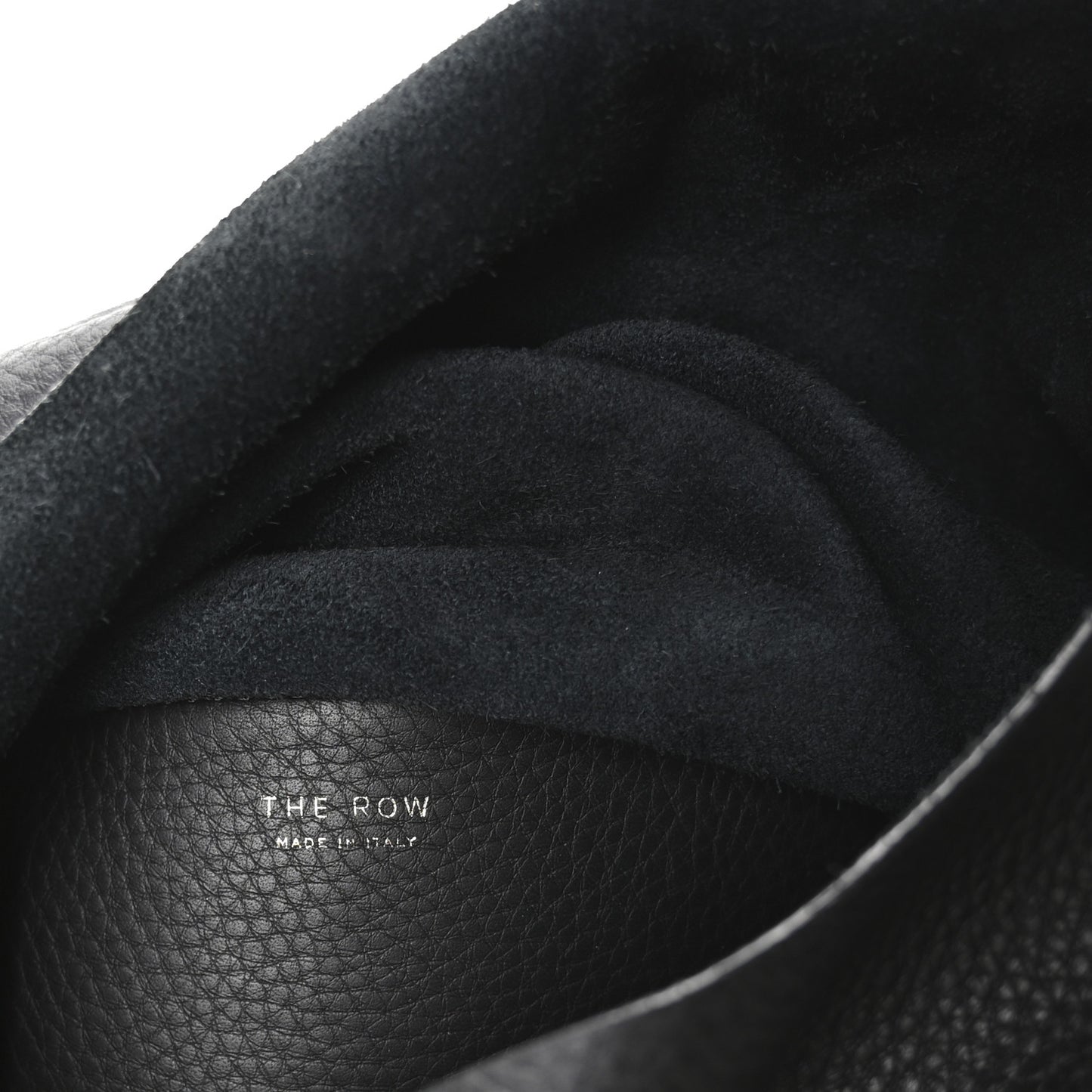 Grained Calfskin Bindle Three Bag Black