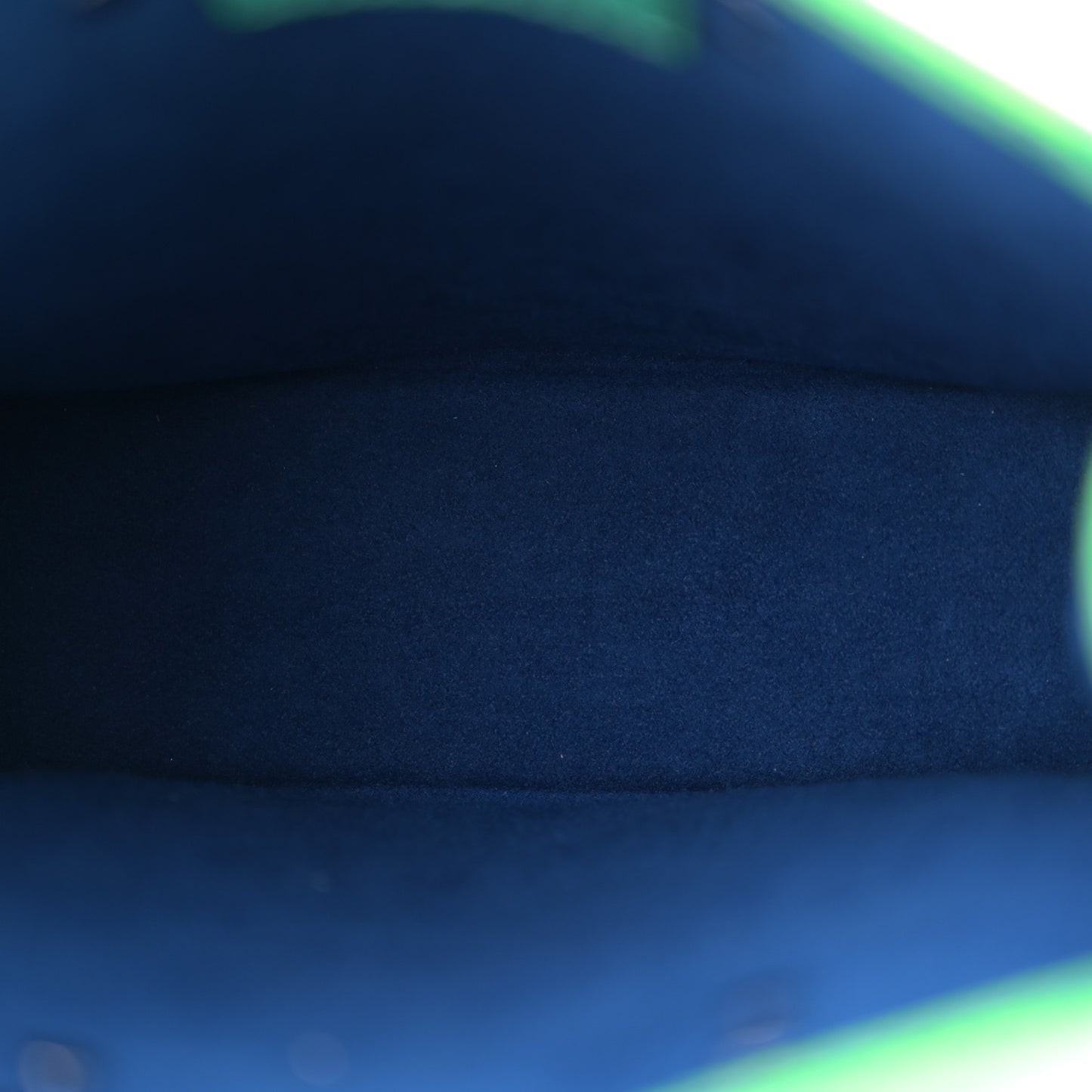 Taurillon Illusion Sac Plat XS Bleu Vert