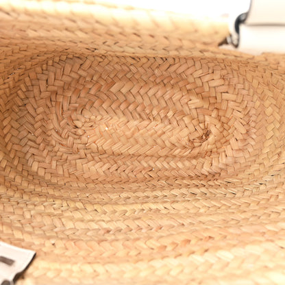 Loewe Raffia Medium Basket Tote Bag Natural White 5 of 10