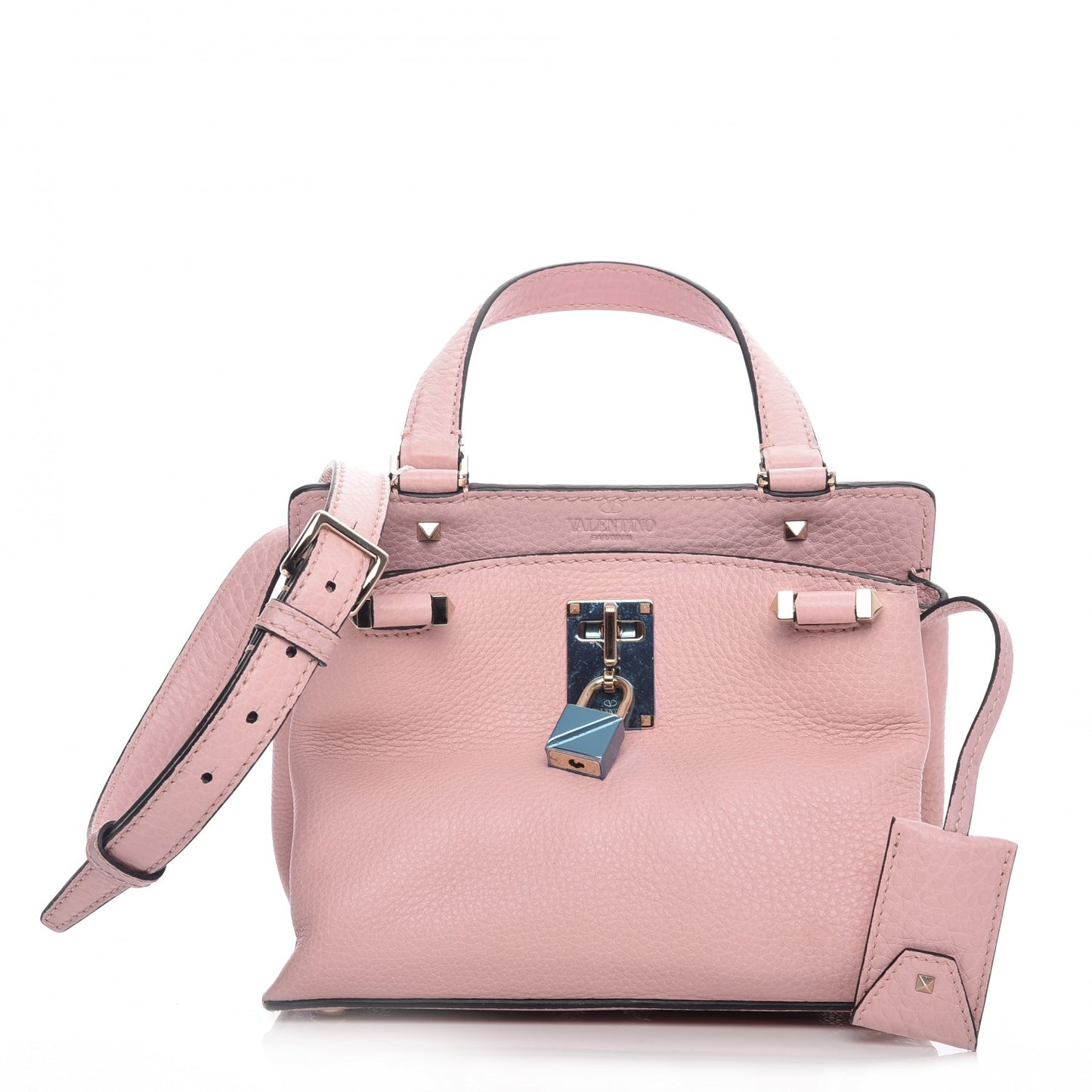 Pebbled Calfskin Small Joylock Satchel Loto