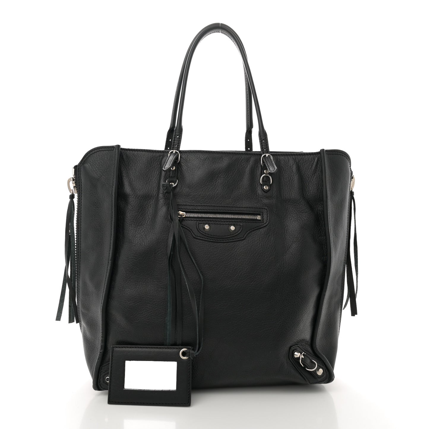 Veau Papier A5 Zip Around Tote Tote Black