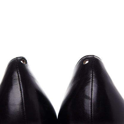 Christian Louboutin Kid Crystal Geo 120 Pumps 36.5 Black 10 of 10
