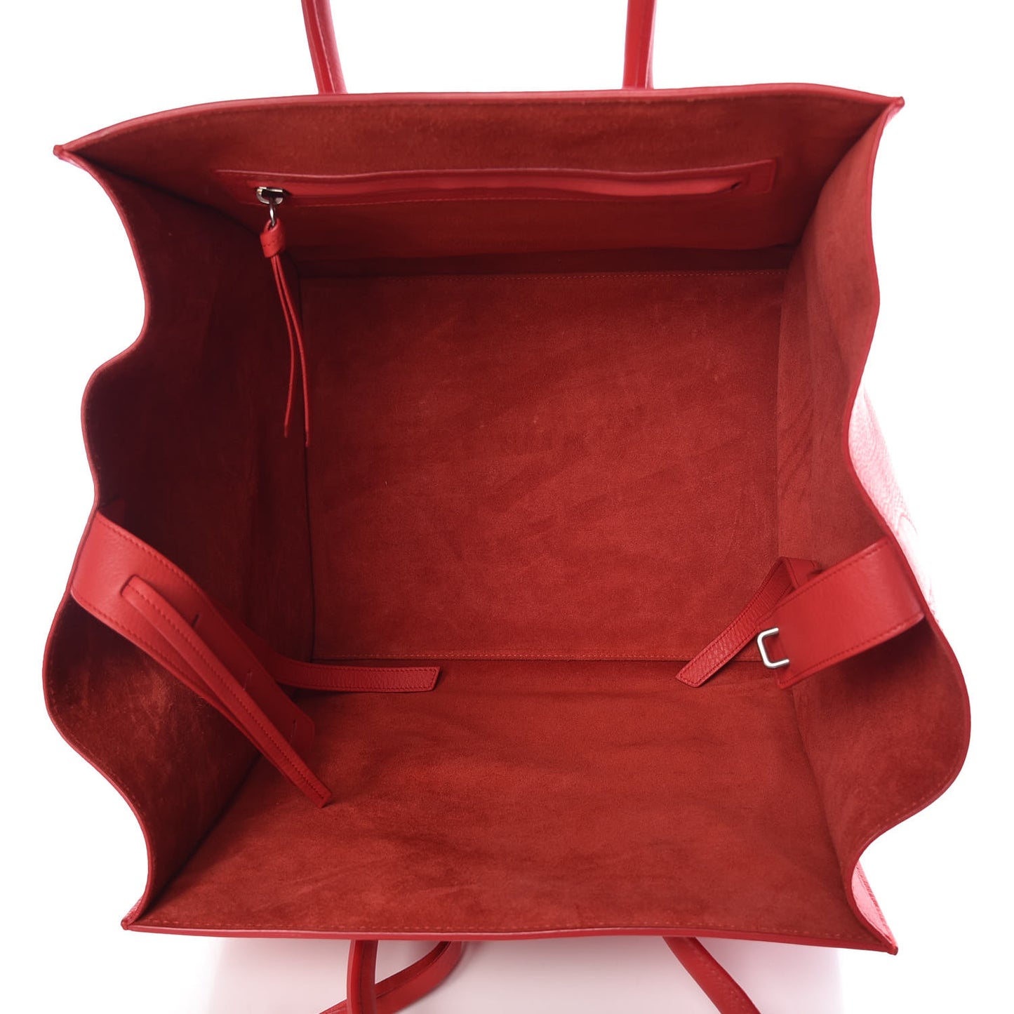 Supple Calfskin Medium Phantom Luggage Vermillion
