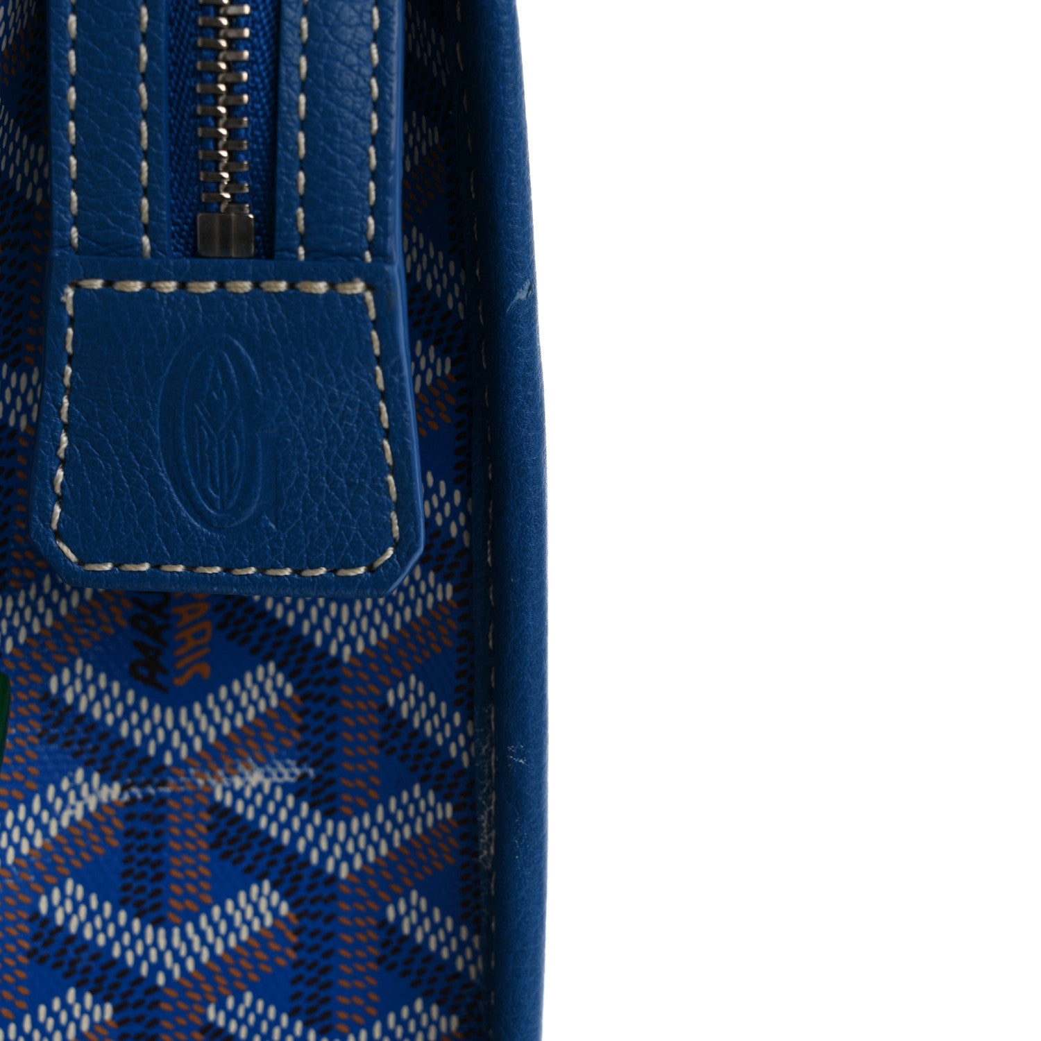 Goyard Goyardine Jouvence Toiletry Pouch Sky Blue 11 of 13