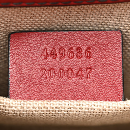 Gucci Soft Microguccissima Mini Emily Chain Shoulder Bag Rosso 7 of 11