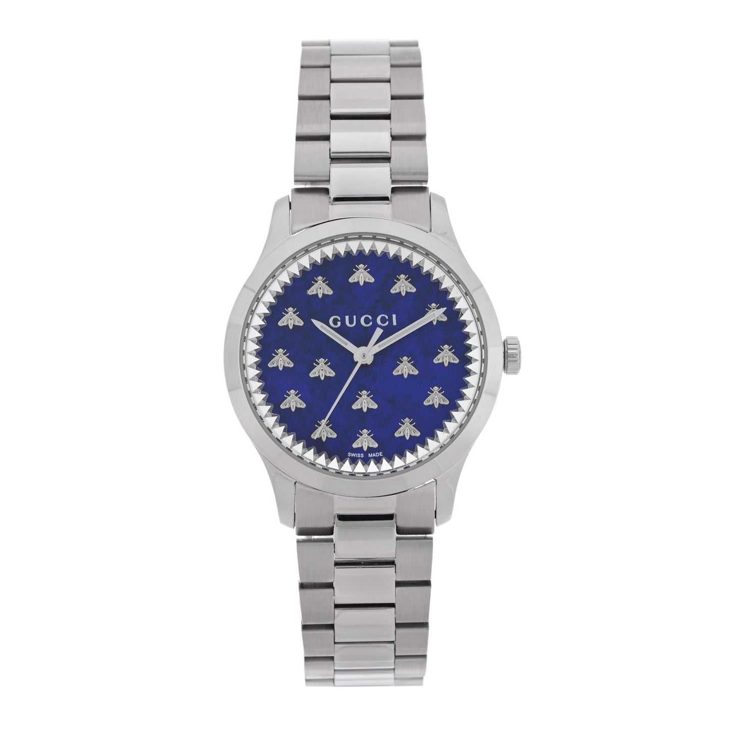 Stainless Steel 32mm G-Timeless Bee Quartz Watch Blue