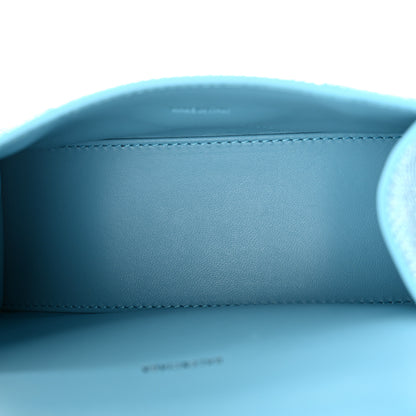 Balenciaga Strass Suede Hourglass Top Handle Bag XS Light Blue 5 of 13