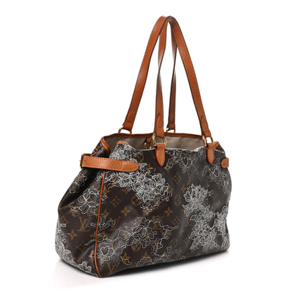Louis Vuitton Monogram Dentelle Batignolles Horizontal Silver 2 of 8