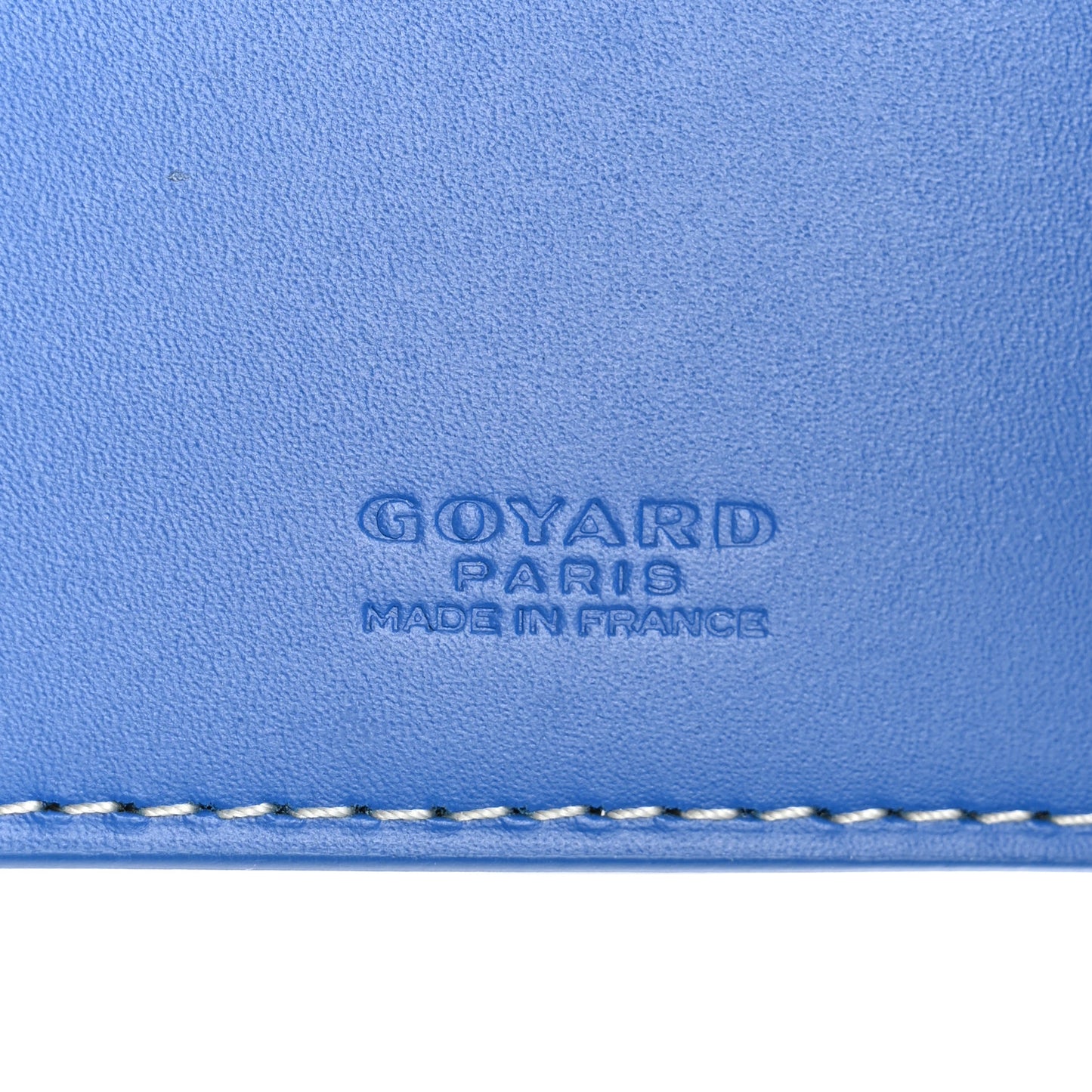 Goyardine Bi-Fold Victoire PM Wallet Sky Blue