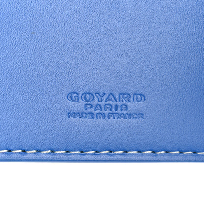 Goyard Goyardine Bi-Fold Victoire PM Wallet Sky Blue 6 of 7