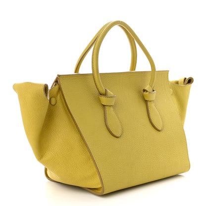 Celine Crisped Calfskin Mini Tie Knot Tote Chartreuse 3 of 16