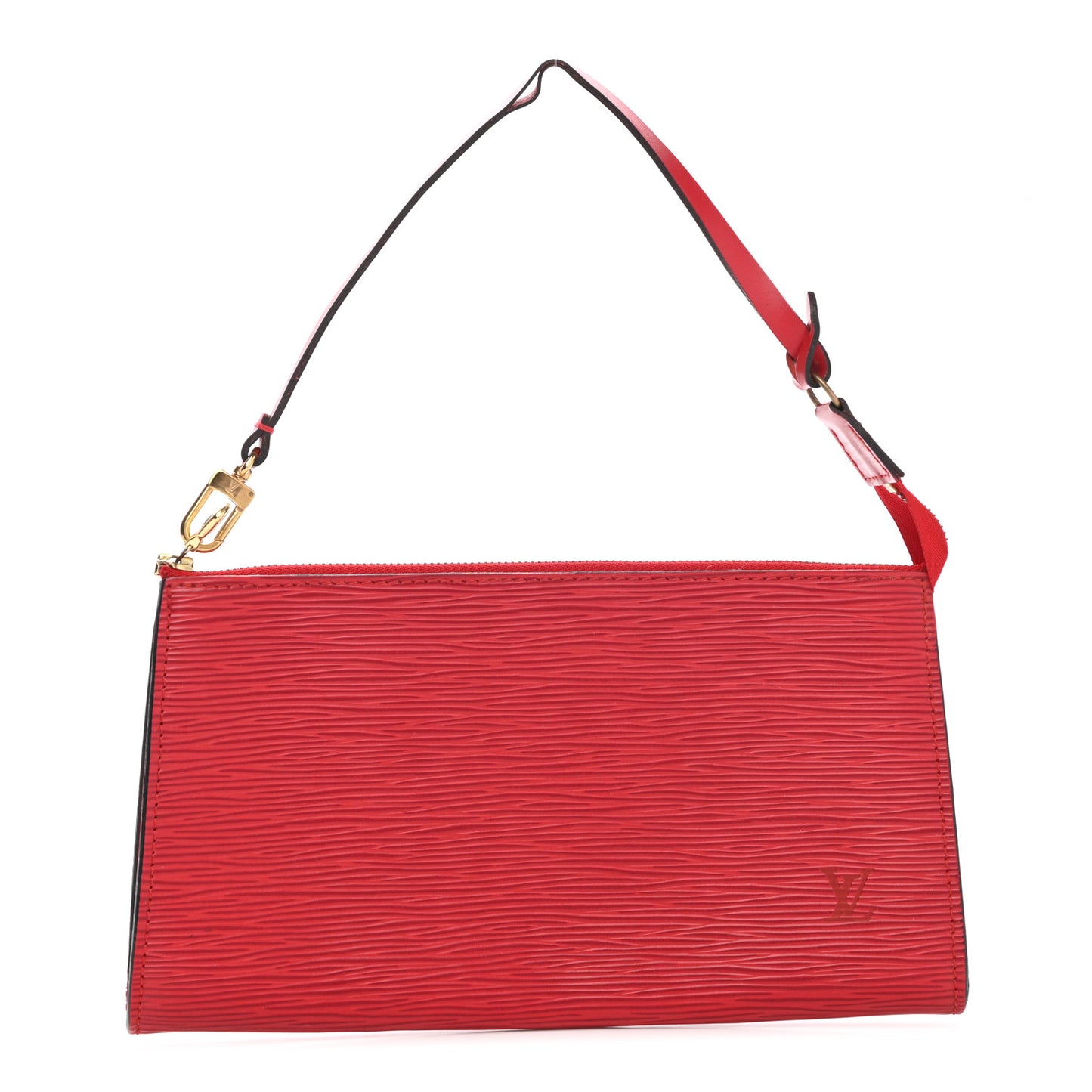Epi Pochette Accessories 24 Castillan Red