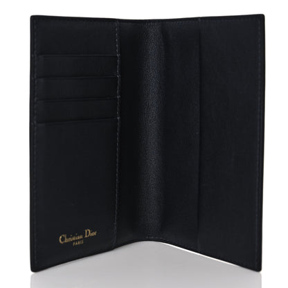 Christian Dior Calfskin Oblique Passport Holder Blue 5 of 8