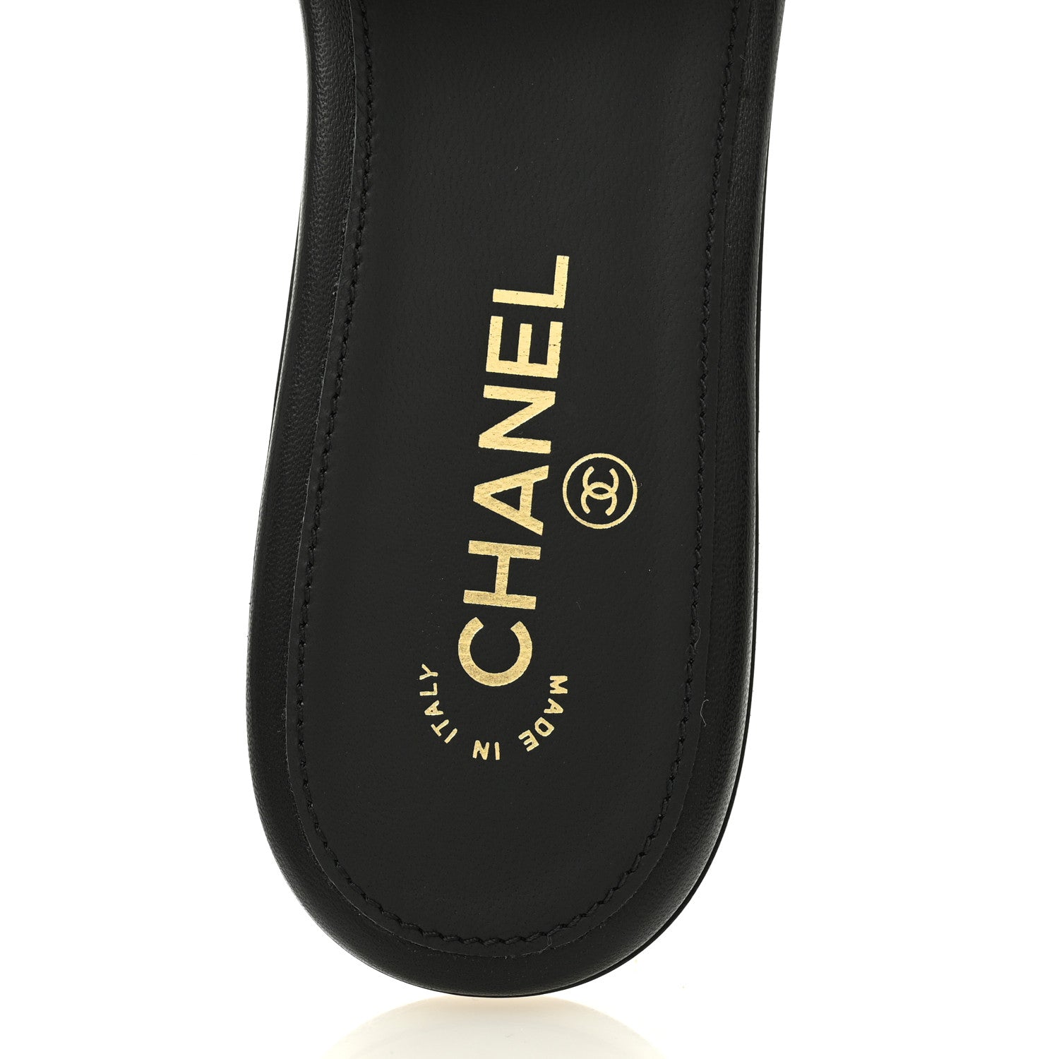 Chanel Lambskin Quilted Turnlock Flat Mules 39 Black 39.5 Black 7 of 10