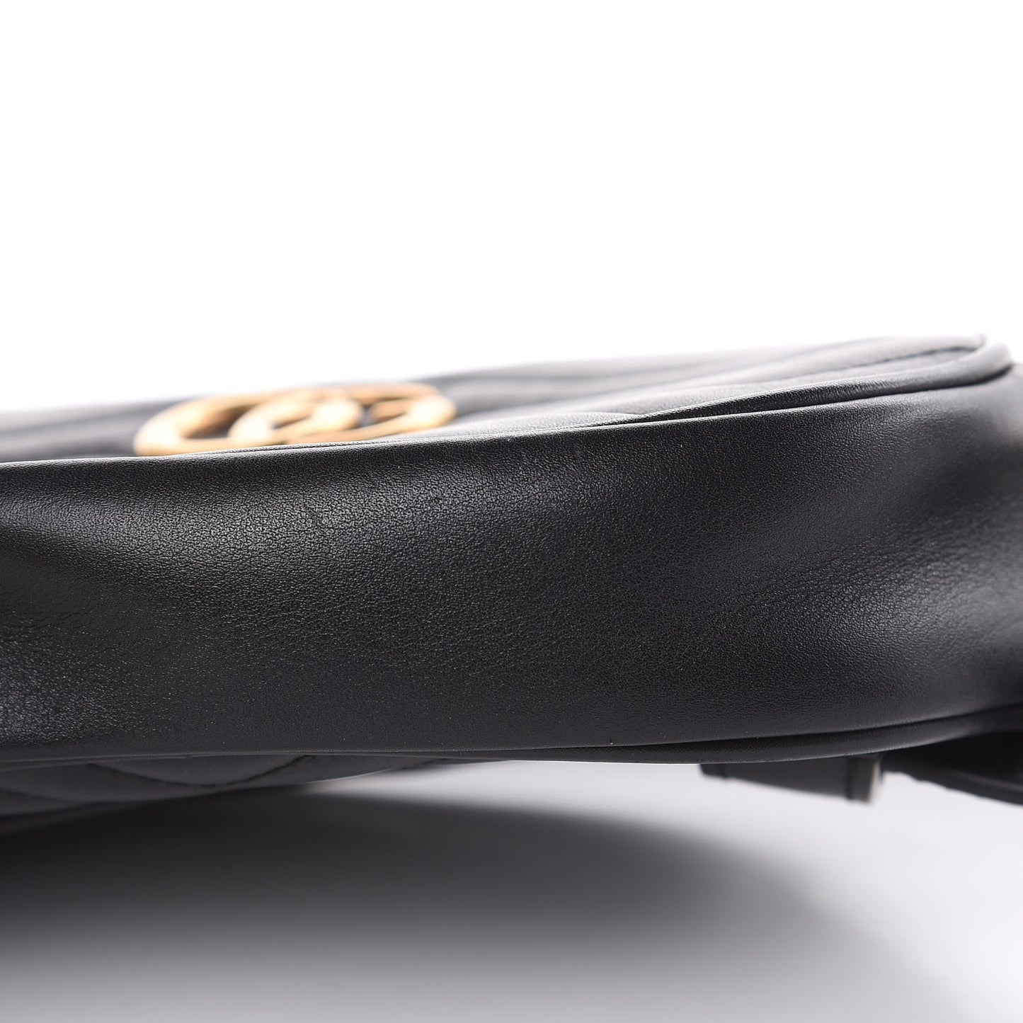 Calfskin Matelasse GG Marmont Belt Bag 95 38 Black
