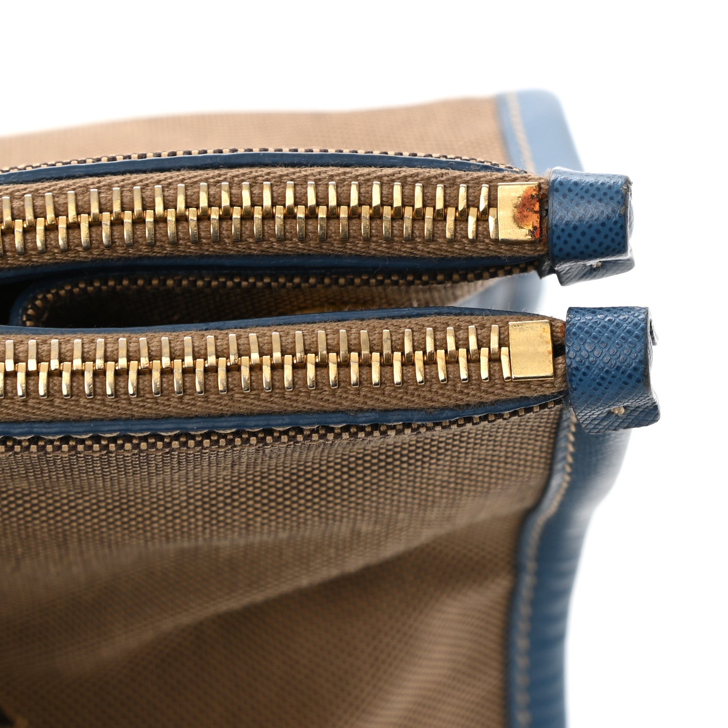 Prada Jacquard Logo Tote Azzurro 17 of 22