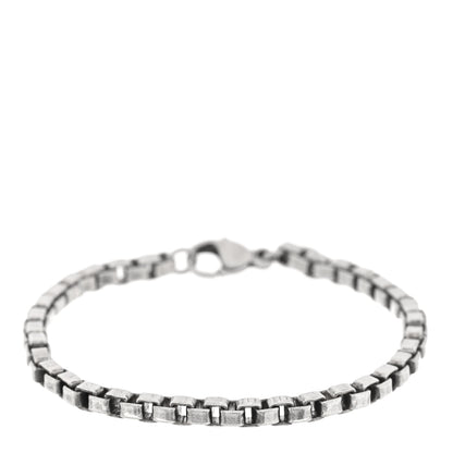 Tiffany Sterling Silver 4mm Venetian Link Bracelet 1 of 3