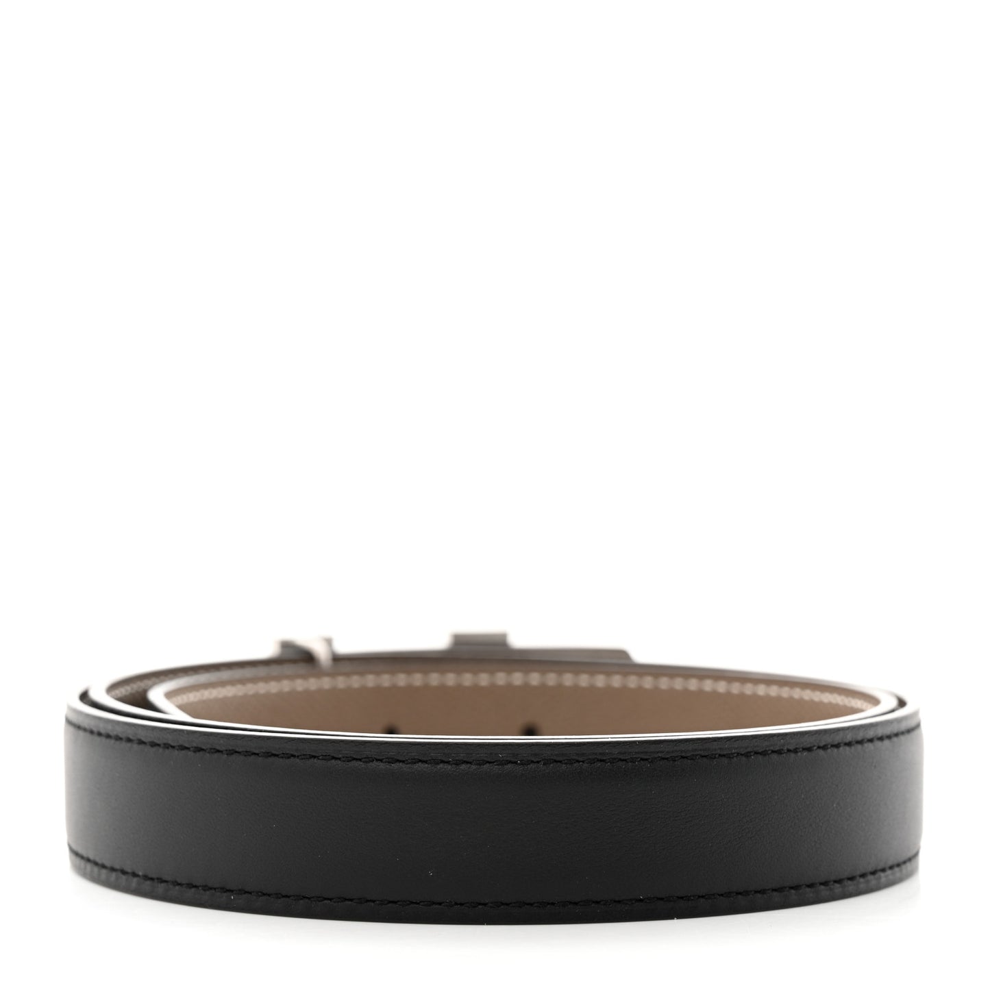 Swift Epsom 24mm Constance H Belt 80 32 Black Etoupe