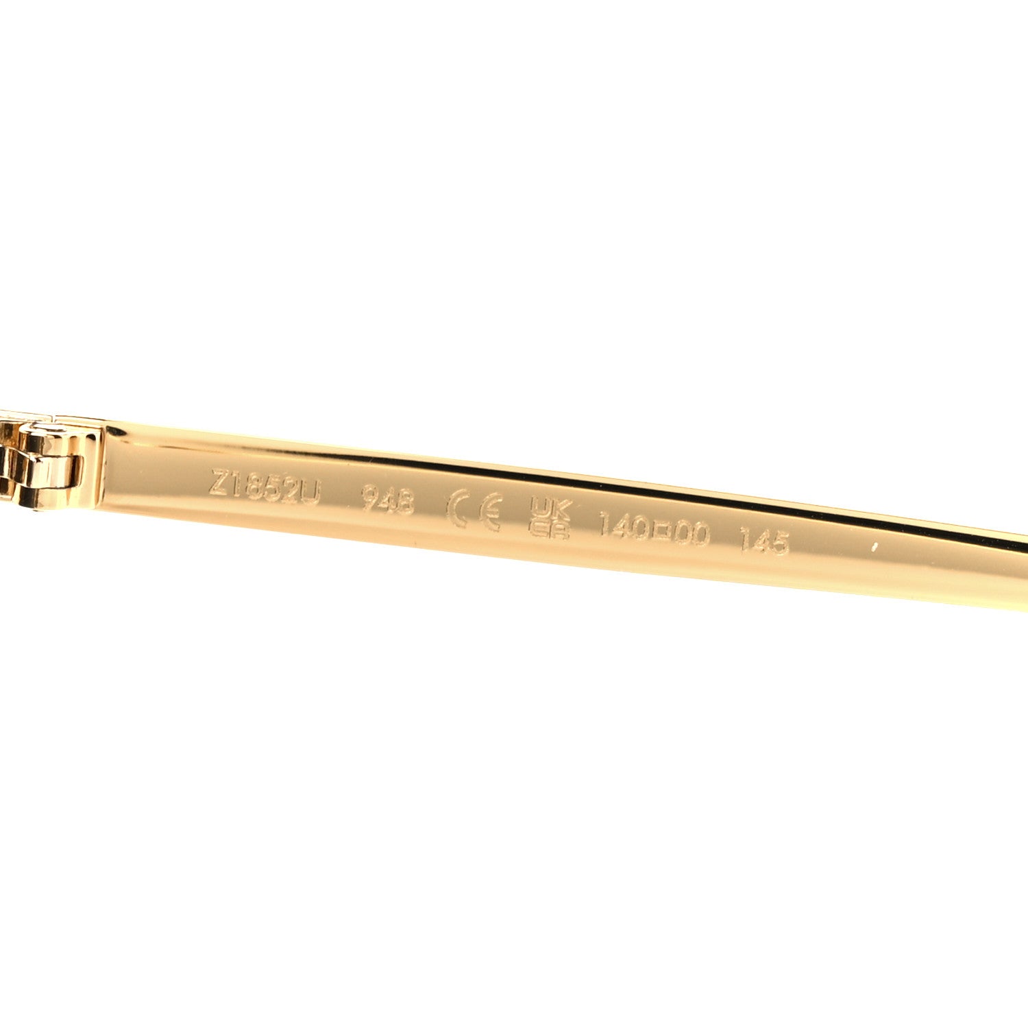 Louis Vuitton Metal LV Golden Mask Sunglasses Z1853U Gold 1438763