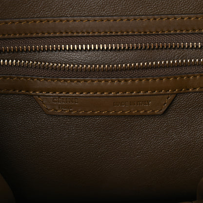 Celine Smooth Calfskin Mini Tri-Color Luggage Rust 6 of 11