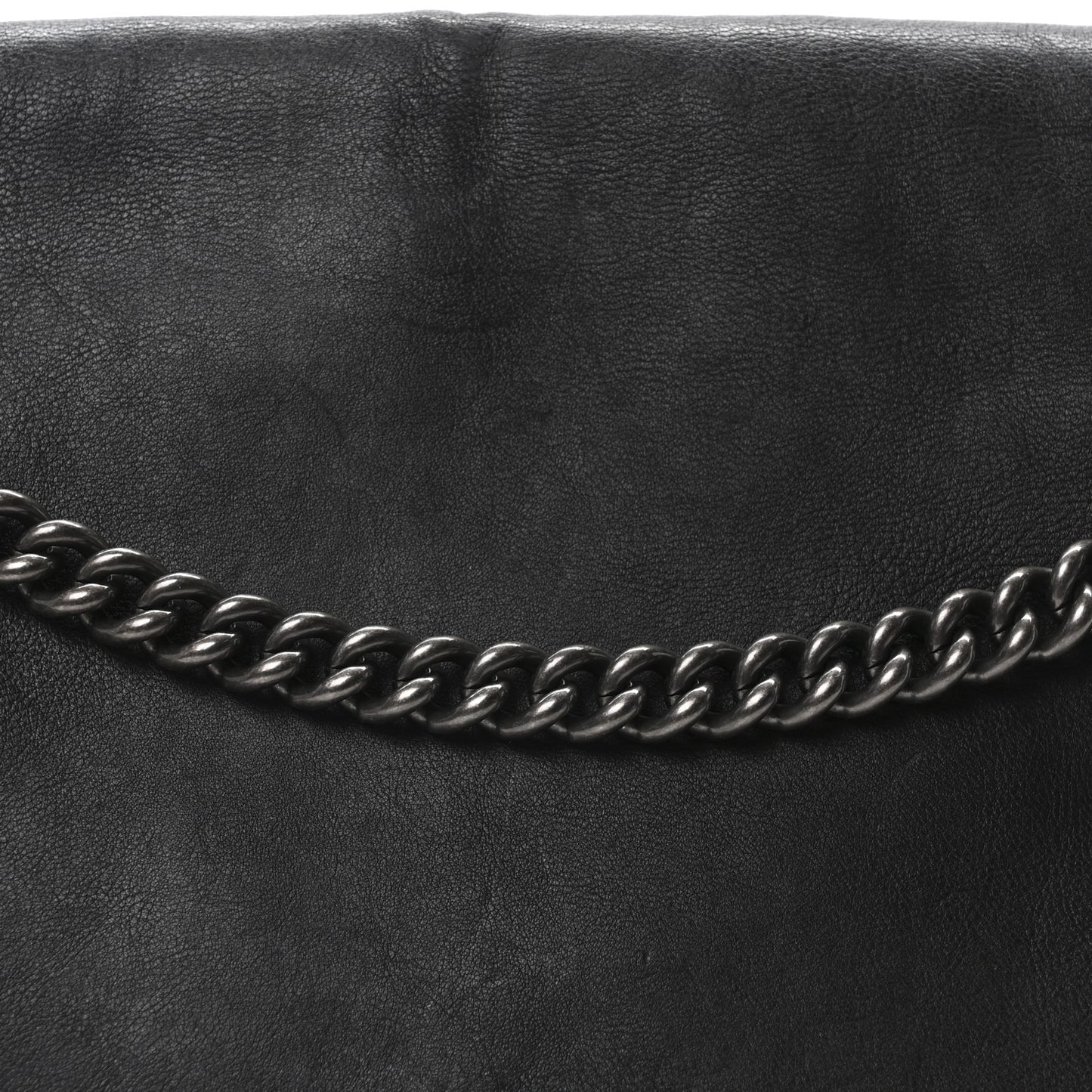 Calfskin Large Boy Reverso Flap Black