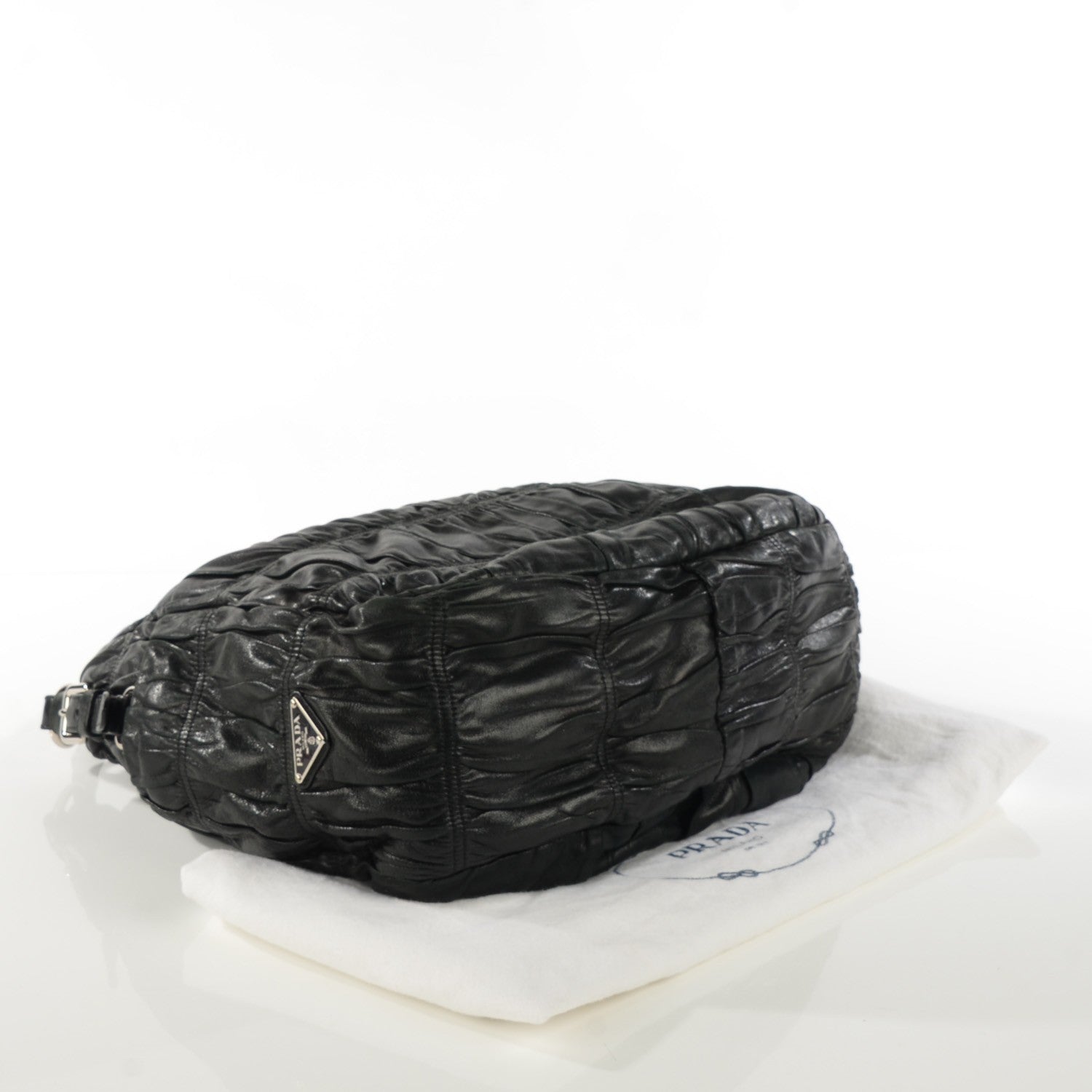 Prada Nappa Gaufre Hobo Nero Black 4 of 8