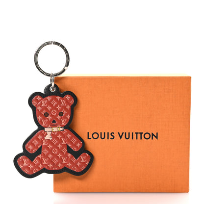 Louis Vuitton Monogram Teddy Bear Bag Charm Key Holder Brown 5 of 5