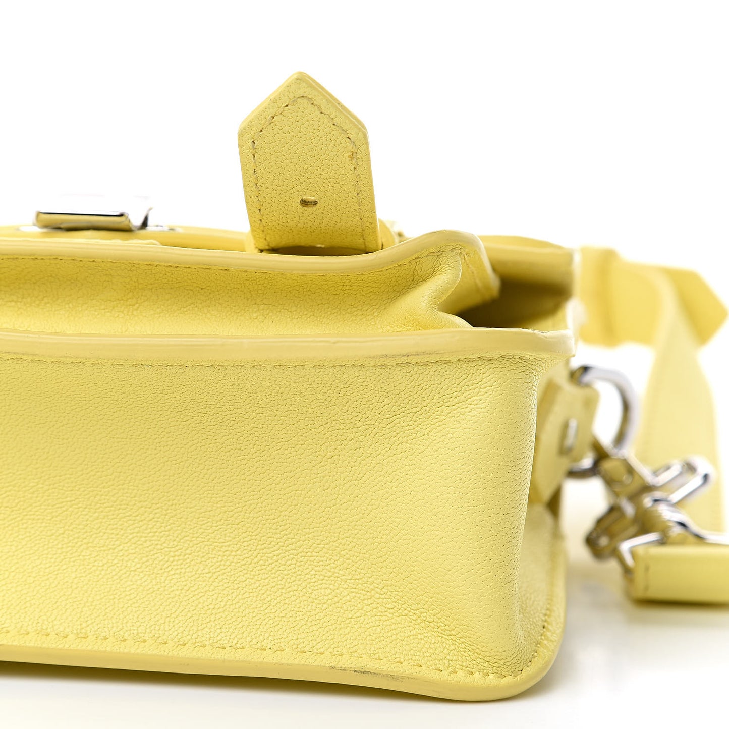 Lambskin Micro PS1 Satchel Canary Yellow