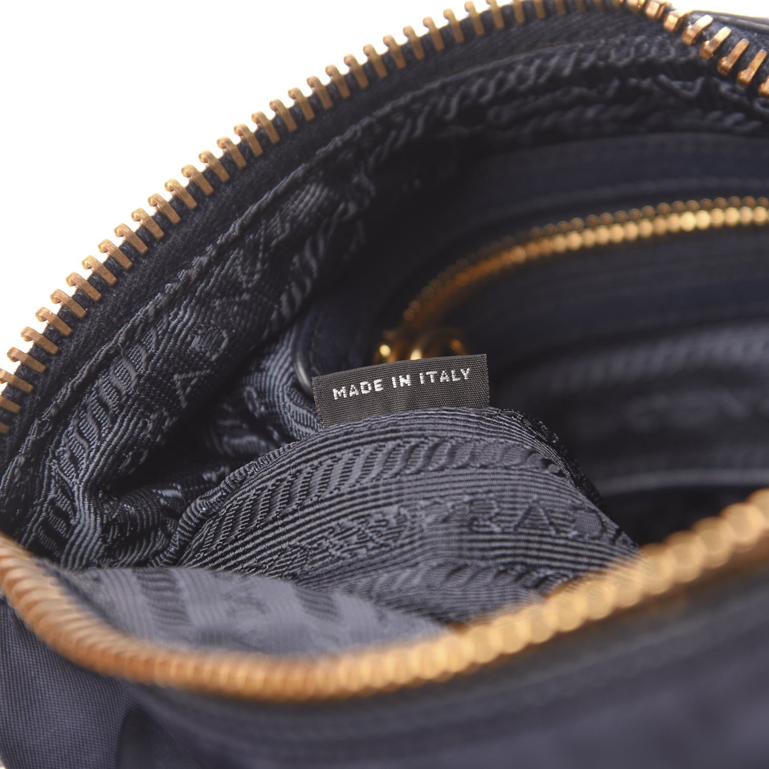 Prada Tessuto Nylon Saffiano Hobo Baltico 8 of 12